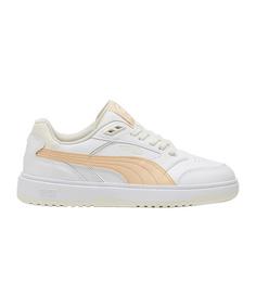 PUMA Doublecourt Sneaker Herren weissorangebraun