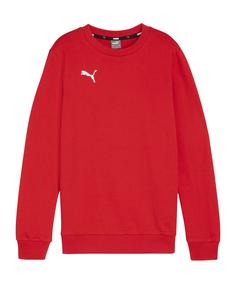 PUMA teamGOAL Casuals Sweatshirt Kids Funktionssweatshirt Kinder rotweiss