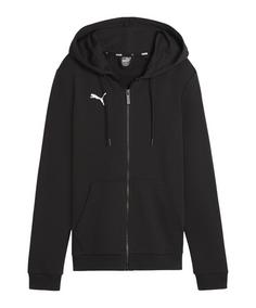 PUMA teamGOAL Casuals Kapuzenjacke Damen Trainingsjacke Damen schwarzweiss