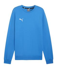 PUMA teamGOAL Casuals Sweatshirt Funktionssweatshirt Herren blauweiss