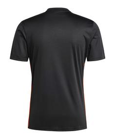 Rückansicht von adidas Tabela 23 Trikot Fußballtrikot Herren schwarzorange