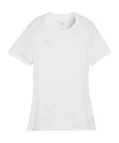 PUMA teamFINAL Casuals T-Shirt Damen Fußballshorts Damen weisssilber