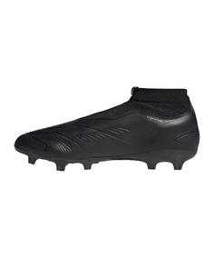 Rückansicht von adidas Predator League LL FG Dark Spark Fußballschuhe schwarzgrau