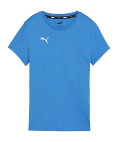 PUMA teamGOAL Casuals T-Shirt Damen T-Shirt Damen dunkelblauweiss