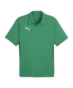 PUMA teamGOAL Polo Poloshirt Herren gruenweissgruen