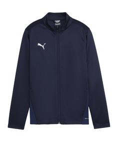 PUMA teamGOAL Trainingsjacke Kids Trainingsjacke Kinder dunkelblauweissblau