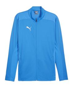 PUMA teamFINAL Trainingsjacke Funktionssweatshirt Herren dunkelblausilber