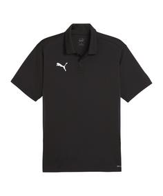 PUMA teamGOAL Polo Poloshirt Herren schwarzweissgrau