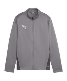 PUMA teamGOAL Trainingsjacke Kids Trainingsjacke Kinder grauweissgrau