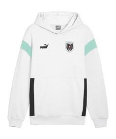 PUMA Österreich Ftbl Archive Hoody EM 2024 Sweatshirt weissschwarz