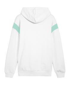 Rückansicht von PUMA Österreich Ftbl Archive Hoody EM 2024 Sweatshirt weissschwarz