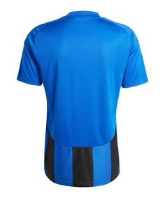 Rückansicht von adidas Striped 24 Trikot Fußballtrikot Herren blauschwarz