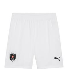 PUMA Österreich Short EM 2024 Fußballshorts weissschwarz