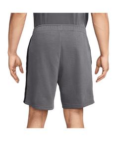 Rückansicht von Nike NSW Short Sweathose Herren grau