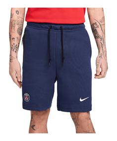 Nike Paris St. Germain Tech Fleece Short Fußballshorts blau