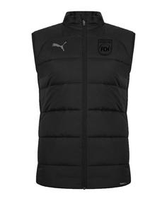 PUMA 1. FC Heidenheim Weste Trainingsjacke schwarz