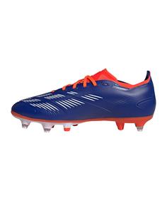 Rückansicht von adidas Predator League SG Advancement Fußballschuhe blauweiss