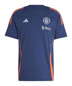 adidas Manchester United T-Shirt Fanshirt blaurot