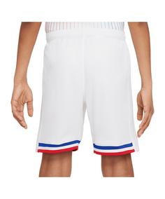 Rückansicht von Nike Frankreich Short Home EM 2024 Kids Fußballshorts Kinder weiss