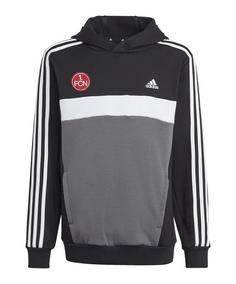 adidas 1.FC Nürnberg Hoody Kids Funktionssweatshirt Kinder schwarz