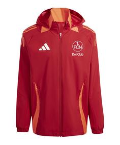 adidas 1.FC Nürnberg Allwetterjacke Trainingsjacke rot