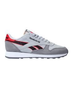 Reebok Classic Leather Sneaker Herren graurotschwarz