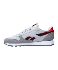 Rückansicht von Reebok Classic Leather Sneaker Herren graurotschwarz