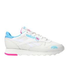 Reebok Classic Leather Damen Sneaker Damen weissblaupink