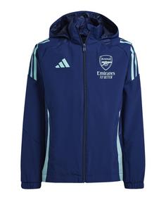 adidas FC Arsenal London Regenjacke Kids Trainingsjacke Kinder schwarz