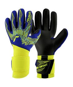 Reusch Pure Contact  X TW-Handschuhe Torwarthandschuhe blaugelbschwarz