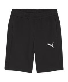 PUMA teamGOAL Casuals Shorts Fußballshorts Herren schwarzweiss