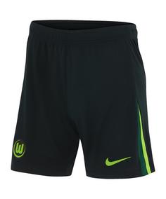 Nike VfL Wolfsburg Short Home Away 2024/2025 Fußballshorts schwarzgruengruen