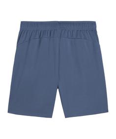 Rückansicht von PUMA Manchester City Short Fußballshorts blaublau