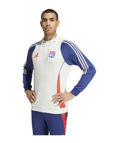 adidas Olympique Lyon Hoody Sweatshirt weissblau