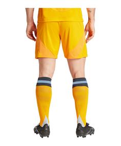 Rückansicht von adidas Real Madrid Short Away 2024/2025 Fußballshorts orange