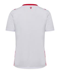 Rückansicht von hummel SSV Jahn Regensburg Trikot 3rd 2024/2025 Fußballtrikot weiss