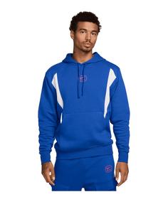 Nike Air Fleece Hoody Sweatshirt Herren blaurosa