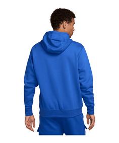 Rückansicht von Nike Air Fleece Hoody Sweatshirt Herren blaurosa