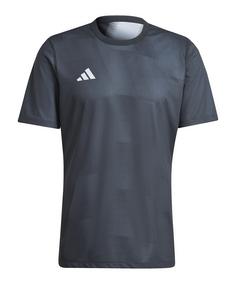 adidas Reversible 24 Trikot Fußballtrikot Herren schwarzgrau