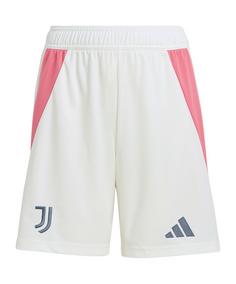 adidas Juventus Turin Short Away 2024/2025 Kids Fußballshorts Kinder weiss