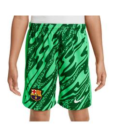 Nike FC Barcelona Torwartshort 2024/2025 Kids Fußballshorts Kinder gruengruen