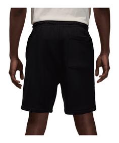 Rückansicht von Nike Brooklyn Fleece Short Sweathose Herren schwarzweiss