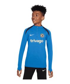 Nike FC Chelsea London Drill Top Kids Fanshirt Kinder blau