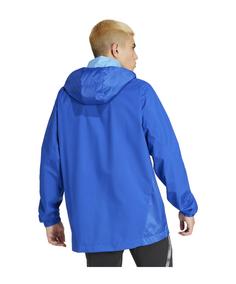 Rückansicht von adidas Tiro 24 Competition Allwetterjacke Regenjacke Herren blau