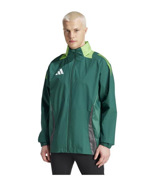 Rückansicht von adidas Tiro 24 Competition Allwetterjacke Regenjacke Herren gruen