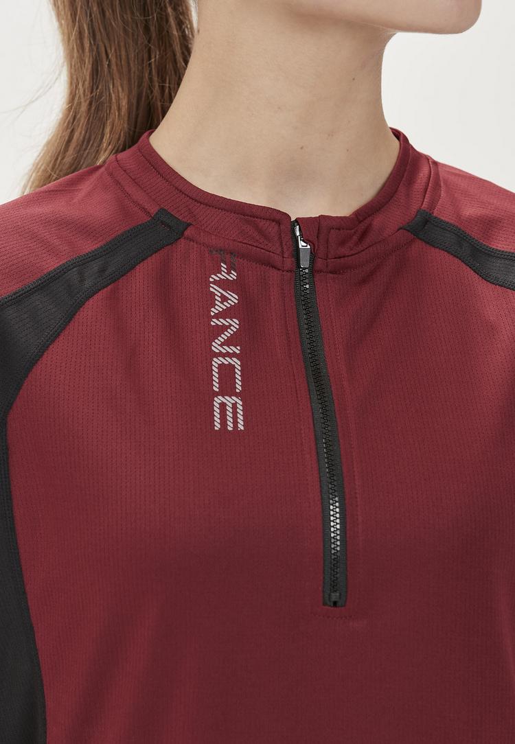 Endurance Endurance JAVA W Bike S/S Tee Trikot Damen - 4033 Cabernet - 2 | SportScheck