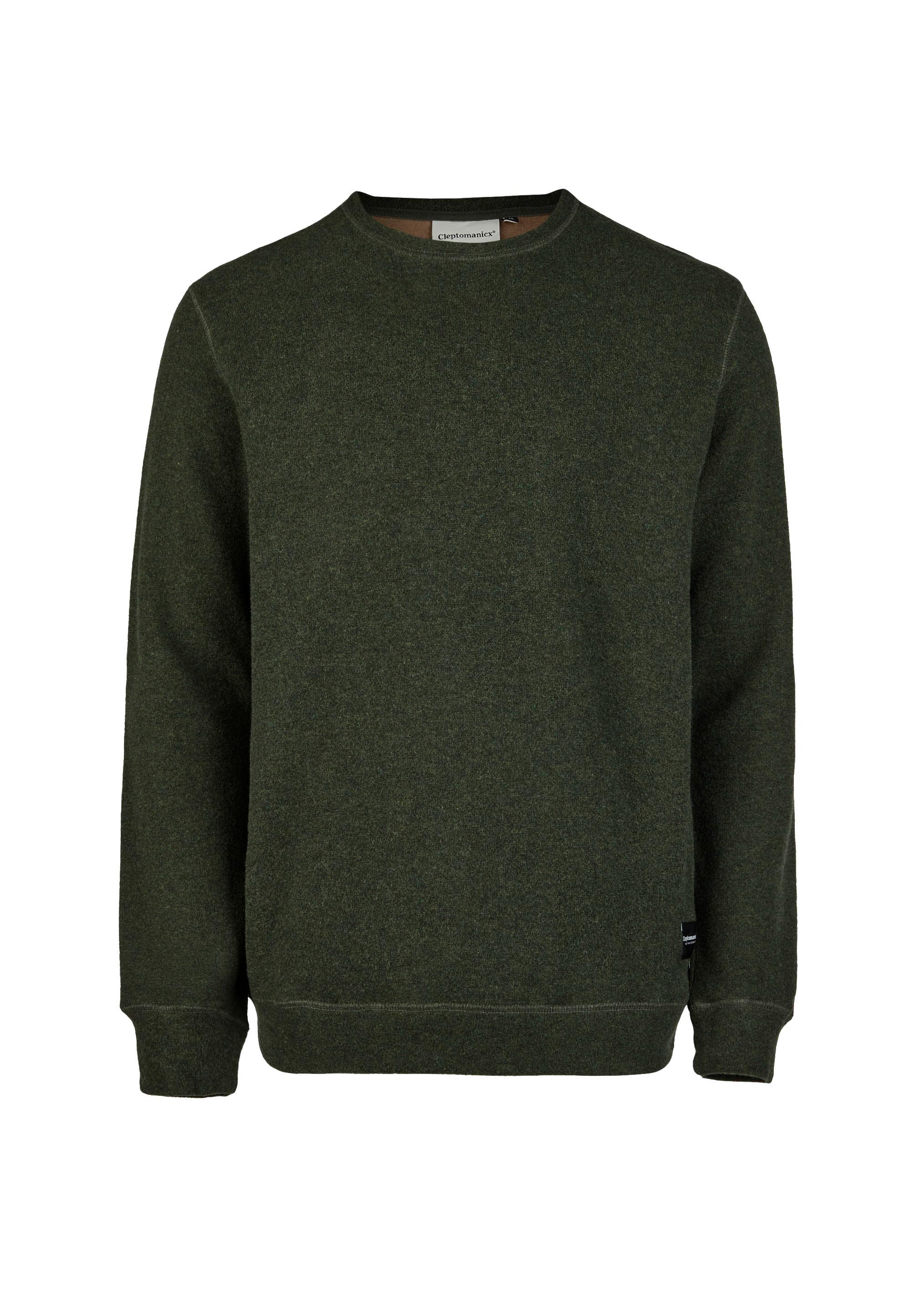 Cleptomanicx Noitch Sweatshirt Herren - Thyme
