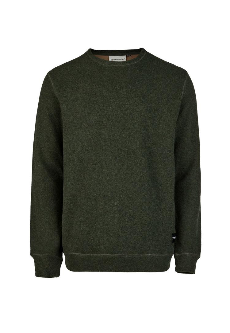 Cleptomanicx Cleptomanicx Noitch Sweatshirt Herren - Thyme - 0 | SportScheck
