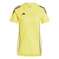 adidas Tiro 24 Trikot T-Shirt Damen Team Yellow / White