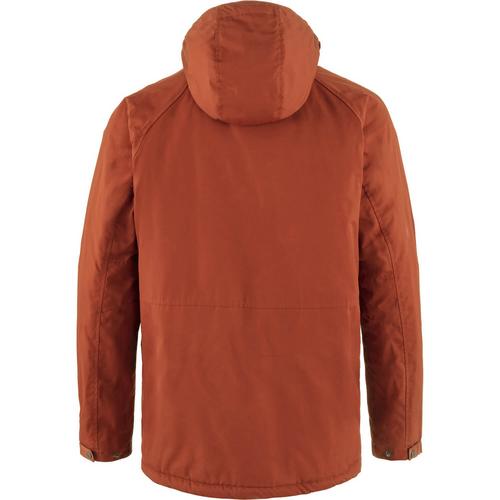 Rückansicht von FJÄLLRÄVEN Vardag Lite Padded Winterjacke Herren Dunkelorange